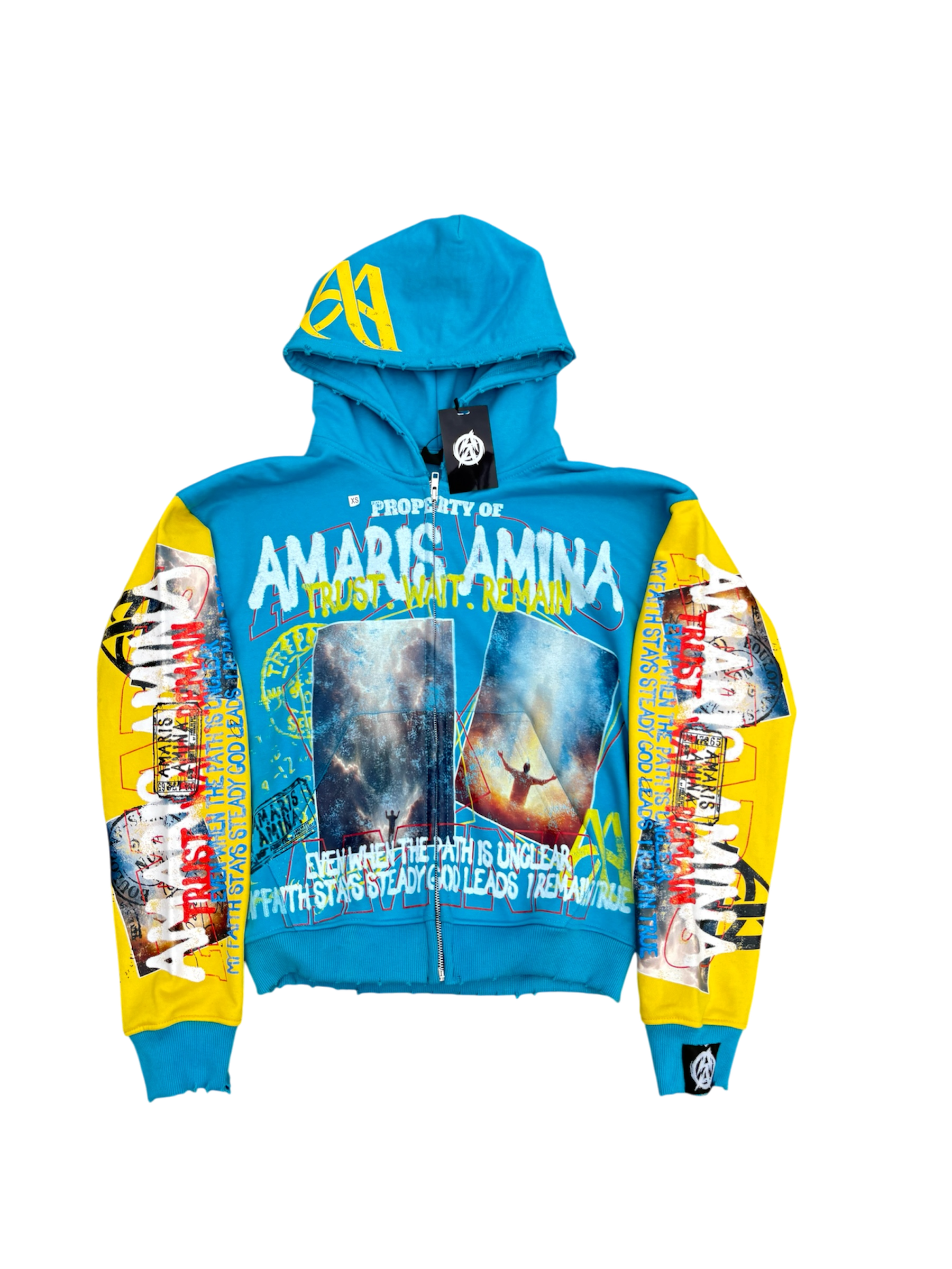 Amaris Amina “TWR” Zip Up Hoodie